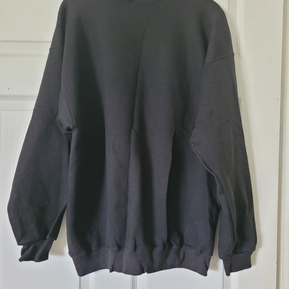 Men Size Medium Adidas Pullover Sweater Nebraska Football color Black - Picture 4 of 6